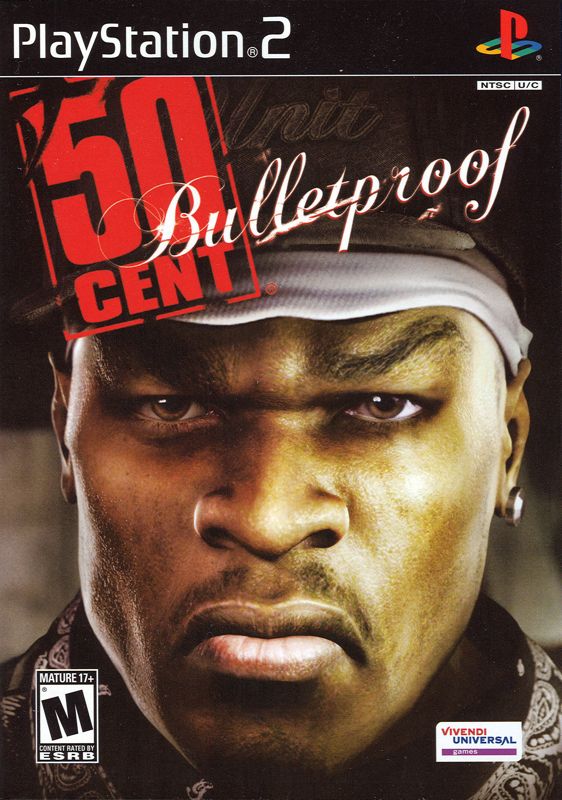 50 Cent: Bulletproof box art for Xbox